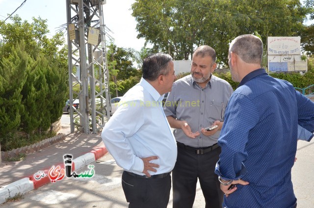  وصول الفوج الثاني من حجاج كفر قاسم حافلة الشيخ اياد عامر  الطائرة  والرئيس عادل وأهالي كفر قاسم في استقبالهم